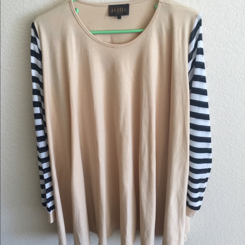 Long beige top